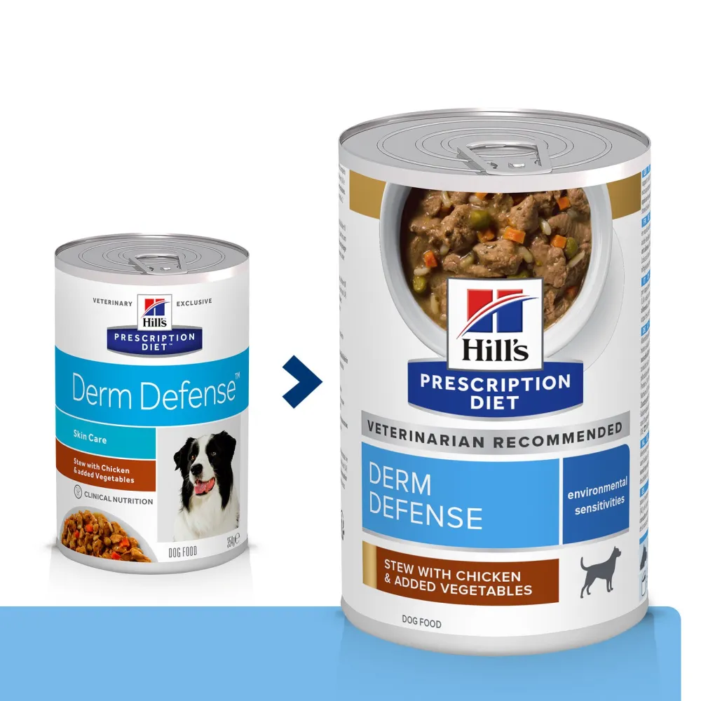 Pd Canine Derm Defense Stew Chick, Veg 12Χ354Gr