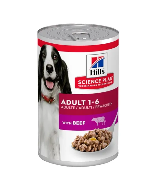 Hill's Science Plan Adult 1-6 Βοδινό 12x370gr