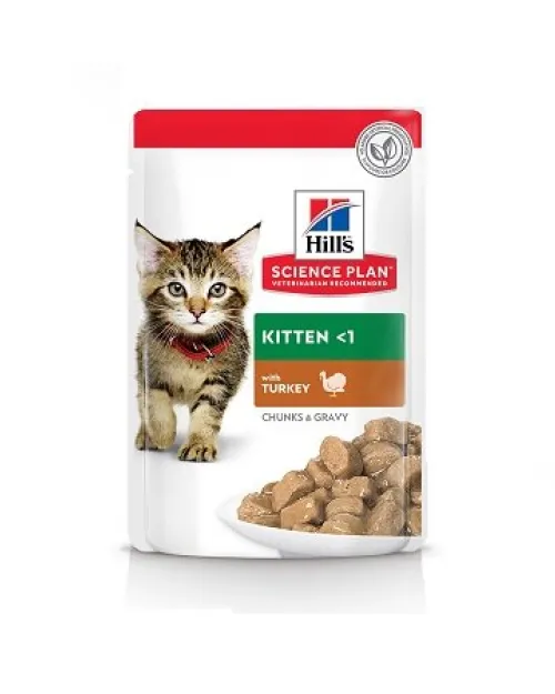 Hill's Science Plan Feline Kitten Γαλοπούλα 12x85gr