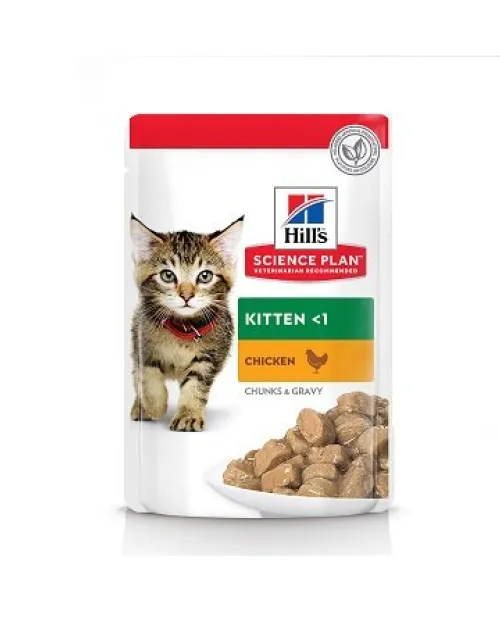 Hill's Science Plan Feline Kitten Κοτόπουλο 12x85gr