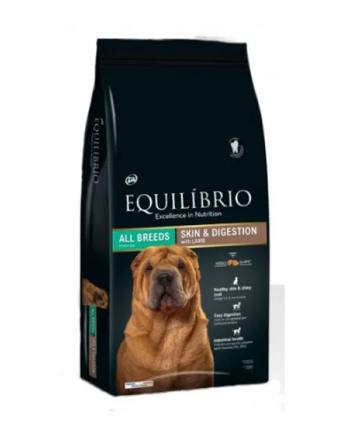 EQUILIBRIO ADULT SKIN AND DIGESTION LAMB 2KG