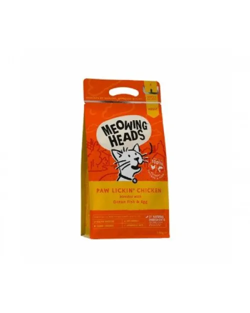 Meowing Heads Paw Lickin' Chicken 1.5kg