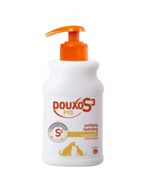DOUXO S3 PYO SHAMPOO αντισηπτικό και καθαριστικό 200ml