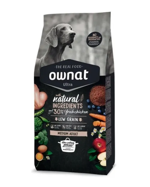 OWNAT ULTRA LOW GRAIN MEDIUM ADULT ΚΟΤΟΠΟΥΛΟ 3KG