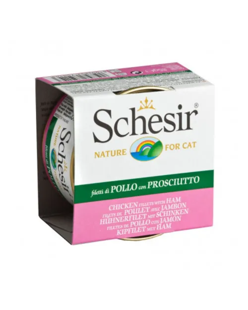 SCHESIR CAT JELLY ΦΙΛΕΤΑΚΙΑ ΚΟΤΟΠΟΥΛΟ ΜΕ ΖΑΜΠΟΝ 10x85gr