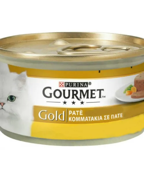 PURINA GOURMET GOLD PATE ΜΕ ΚΟΤΟΠΟΥΛΟ 12X85GR