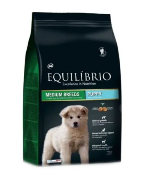 EQUILIBRIO PUPPY MEDIUM BREEDS 12KG +2KG ΔΩΡΟ