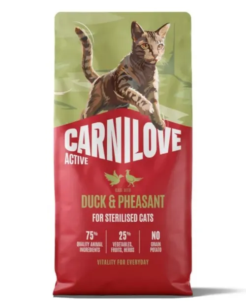 Carnilove Active Duck & Pheasant for Sterilised Cats 6kg