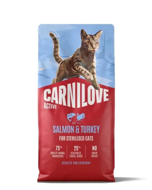 Carnilove Active Salmon & Turkey for Sterilised Cats 6kg