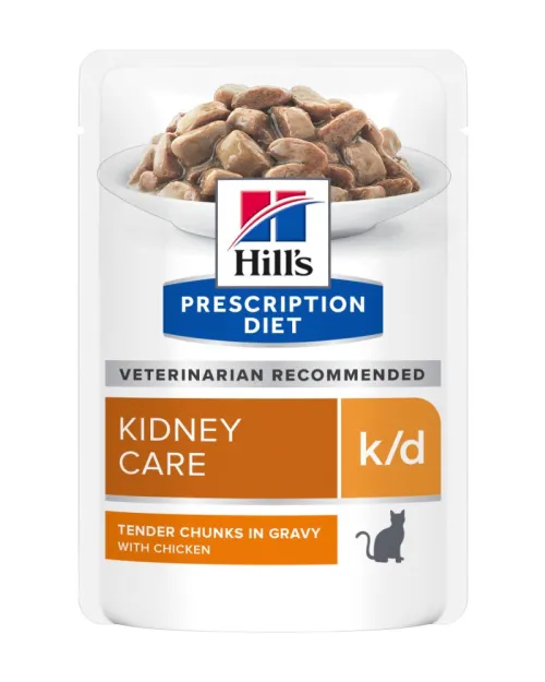 Hill'S Pescription Diet Feline K/D Με Κοτοπουλο 12X85Gr