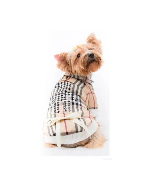 Pet Camelot Burberry Coat Large 14''