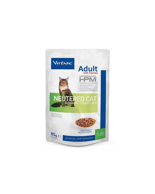 VIRBAC NEUTERED ADULT CAT ΜΕ ΣΟΛΟΜΟ 12x85gr