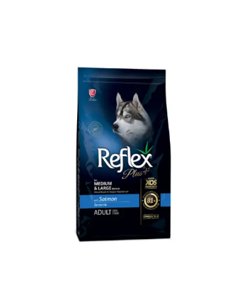 REFLEX PLUS MEDIUM/LARGE ADULT SALMON 12kg