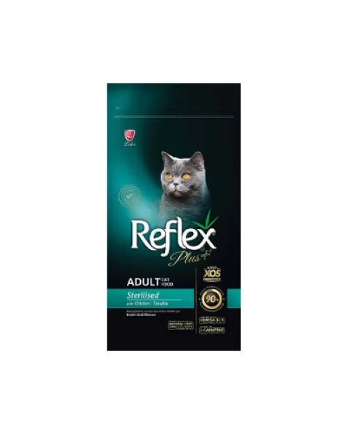 REFLEX PLUS CAT ADULT STERILISED CHICKEN 15kg