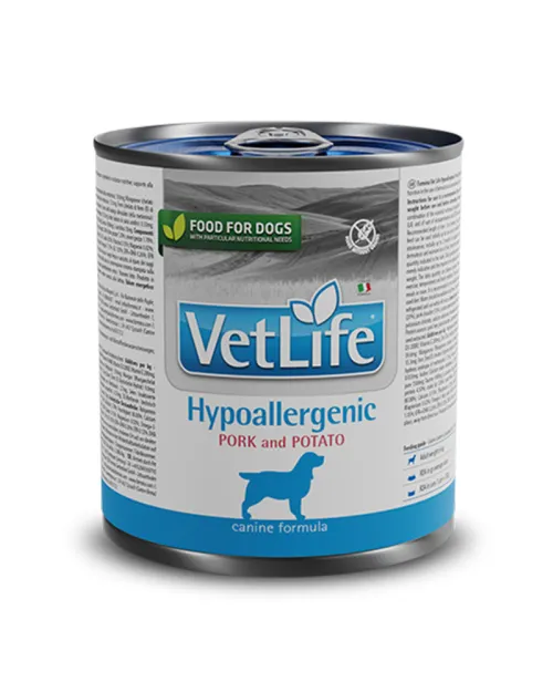 Farmina Vet Life Hypoallergenic Pork & Potato Wet Food Dog 300gr (6 Τεμάχια)
