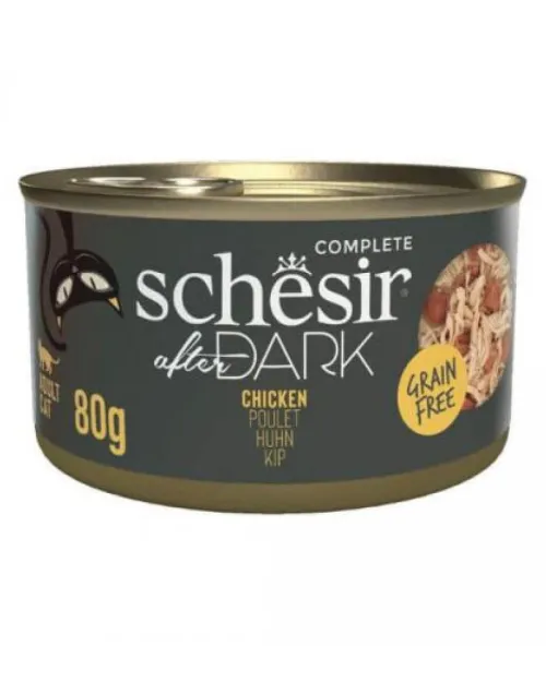 Schesir Cat After Dark Wholefood κοτόπουλο 12x80gr