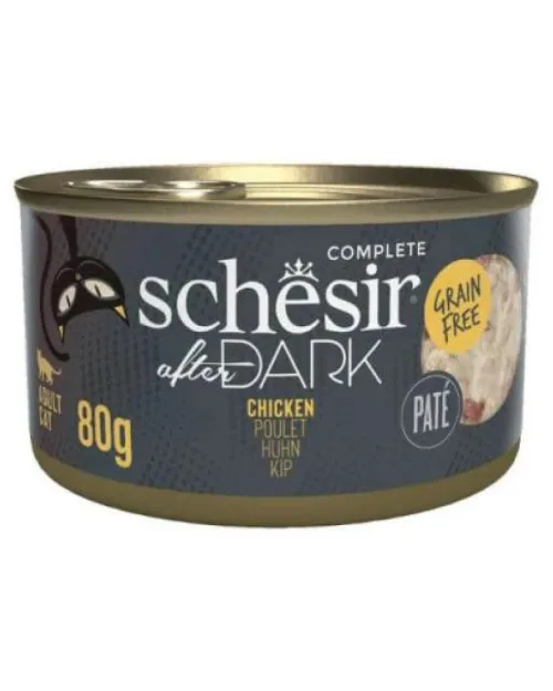Schesir Cat After Dark Pate με κοτόπουλο 12x80gr