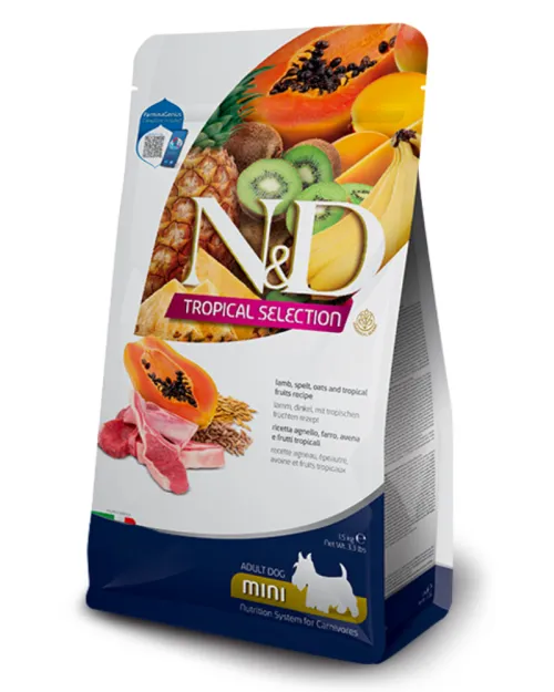 N&D DOG TROPICAL SELECTION LAMB ADULT MINI 5 kg
