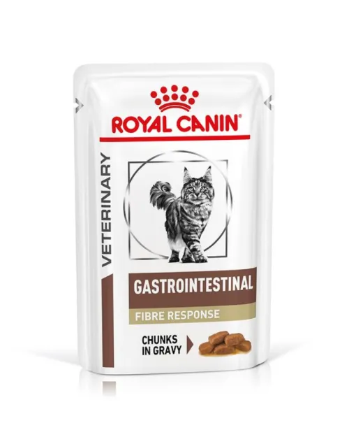 Royal Canin Veterinary Feline Gastrointestinal Fibre Response σε Σάλτσα pouch 12x85gr