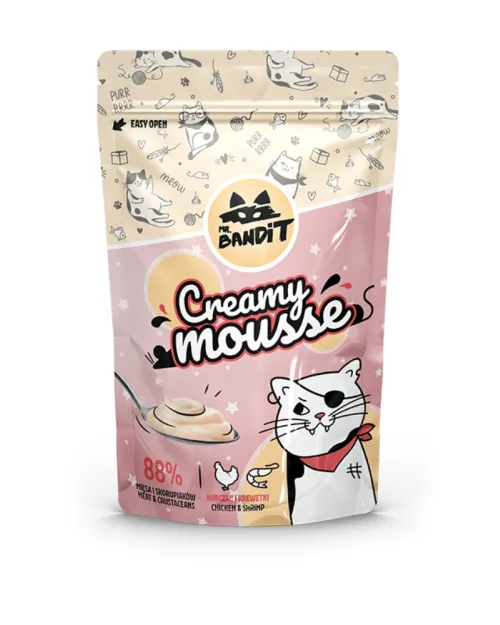 MR.BANDIT CAT Creamy mousse chicken & shrimp 60 gr