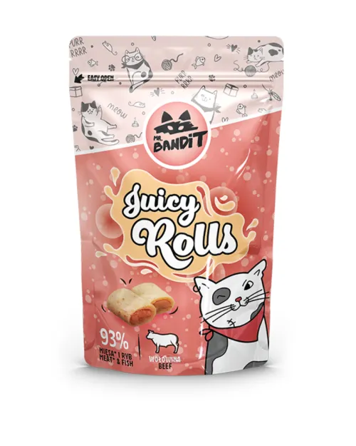 MR.BANDIT CAT Juicy rolls beef 40 gr