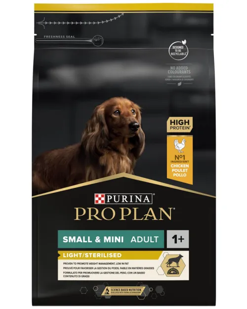 Pro Plan Adult Small&Mini Light/Sterilised Chicken 3kg