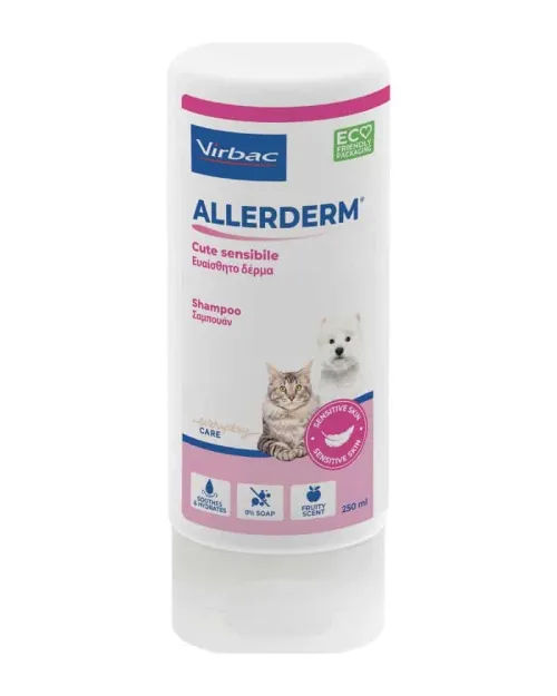 Virbac Allerderm – Sensitive Skin Σαμπουάν για Σκύλους και Γάτες