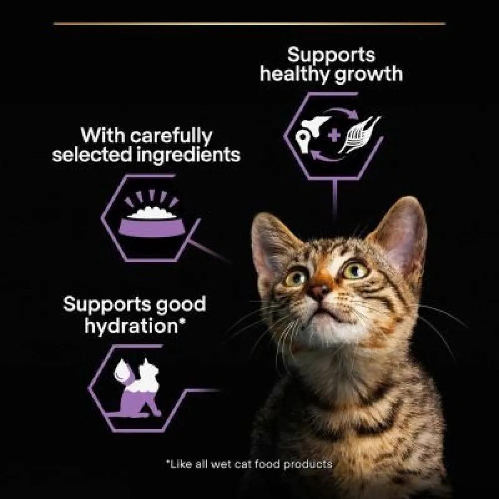 Purina Pro Plan Kitten Healthy Start mousse με Κοτόπουλο 10X85Gr