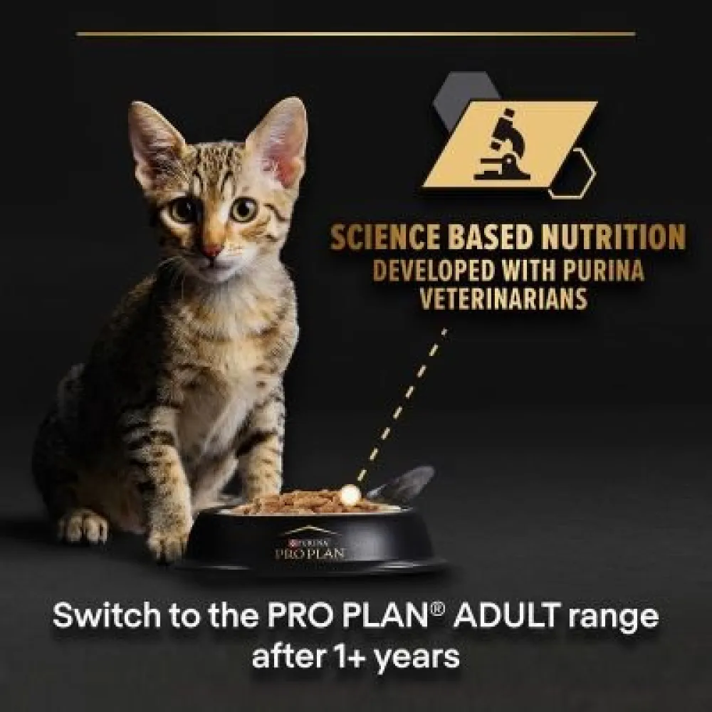 Purina Pro Plan Kitten Healthy Start mousse με Κοτόπουλο 10X85Gr