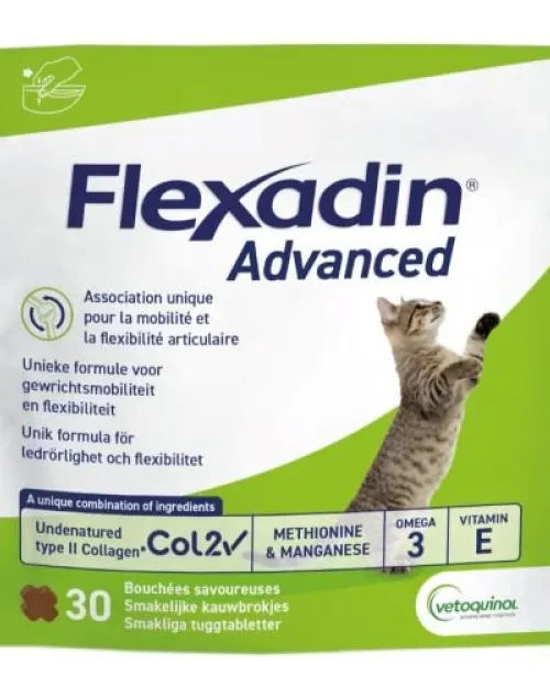 Vetoquinol Flexadin Advanced Cat 30 chews