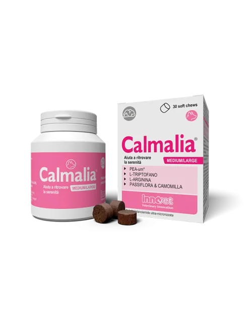 Innovet Calmalia Medium & Large 30 soft chews για την ένταση και το άγχος