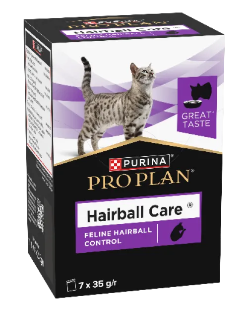 Pro Plan Hairball Care Feline Διατροφικό συμπλήρωμα 7x35g