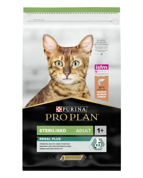 Pro Plan Sterilised Optirenal Σολομός & Τόνος 10 Kg