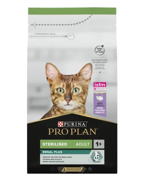 Pro Plan Sterilised Optirenal Γαλοπούλα & Κοτόπουλο 1.5 Kg