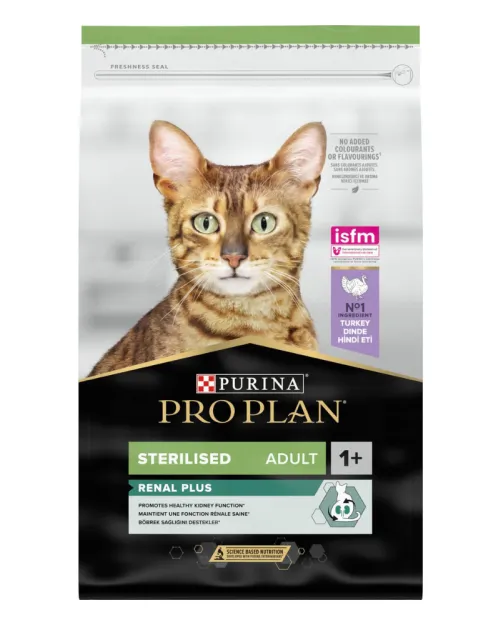 Pro Plan Sterilised Optirenal Γαλοπούλα & Κοτόπουλο 10 Kg