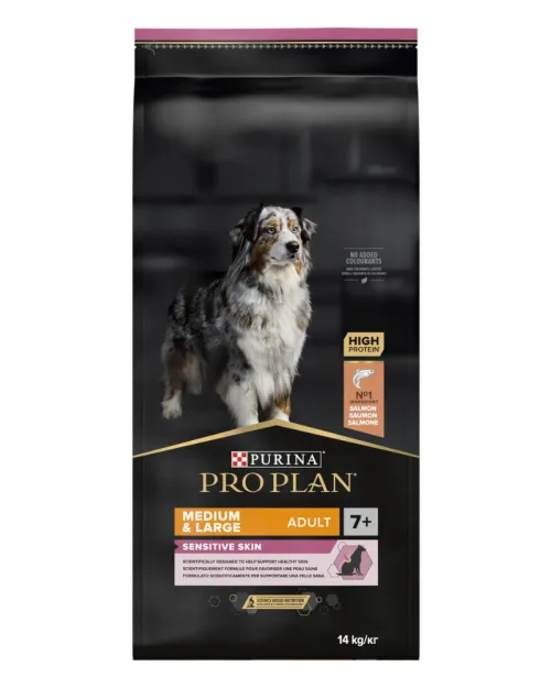 Pro Plan Medium & Large Adult Sensitive Skin 7+ 14Kg