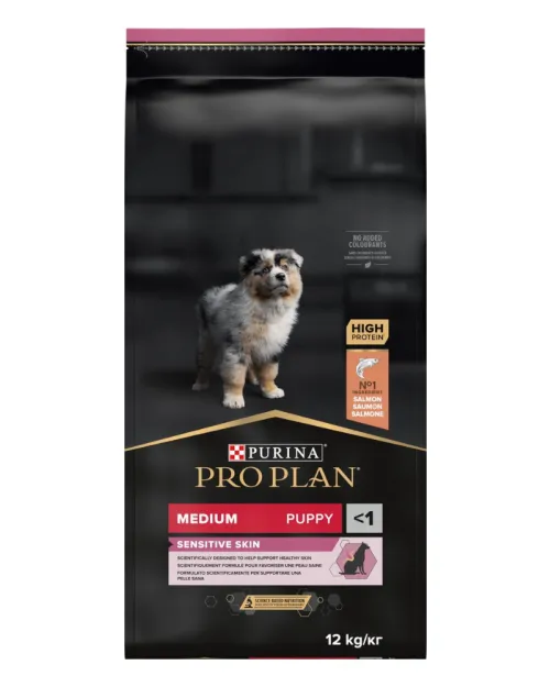 Pro Plan Puppy Medium Sensitive Skin 12 Kg