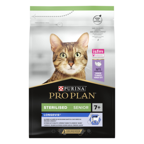 Pro Plan Sterilized Adult 7+ Longevis Γαλοπούλα 1,5 Kg