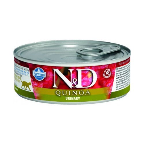 N&D Quinoa Cat Wet Urinary 80Gr (12Τεμαχια)