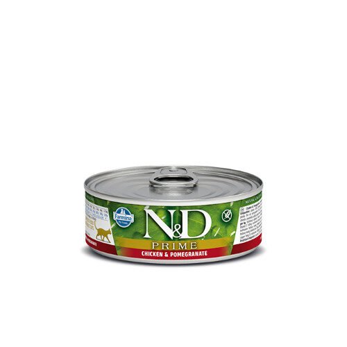 N&D Prime Wet Chicken & Pomegranate 80Gr (12Τεμαχια)