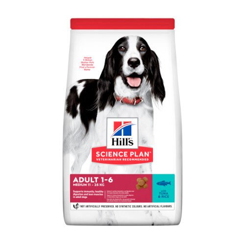 Hill'S Science Plan Adult Dog Medium Tuna&Rice 12Kg
