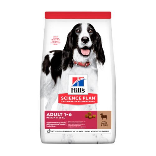 Hill'S Science Plan Adult Dog Medium Lamb&Rice 2.5Kg