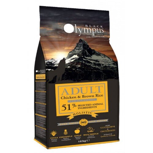 Ambrosia Black Olympus Adult Medium Chicken & Brown Rice 12Kg