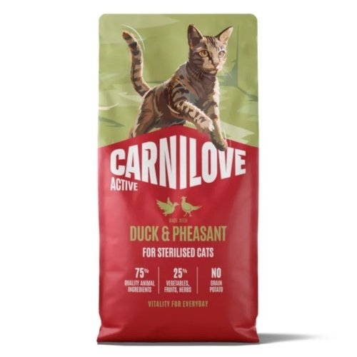 Carnilove Active Duck & Pheasant for Sterilised Cats 6kg