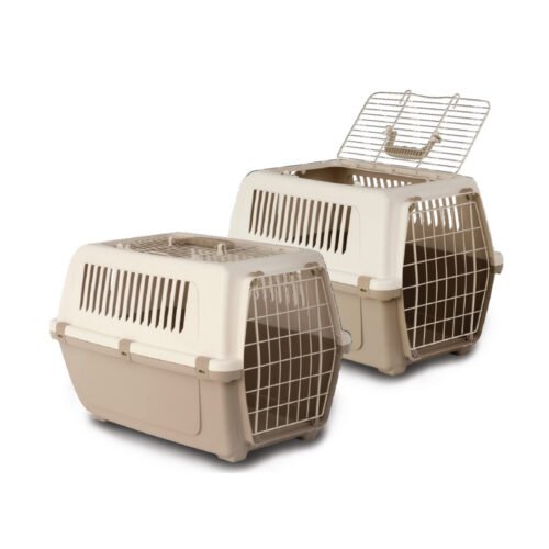 Vission Classic Κλουβι Μεταφορας Μπεζ 54Cm*36Cm*37Cm