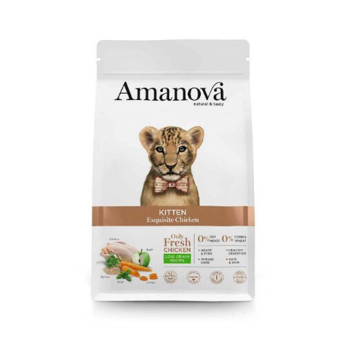 AMANOVA LOW GRAIN Kitten Exquisite Chicken 1,5kg