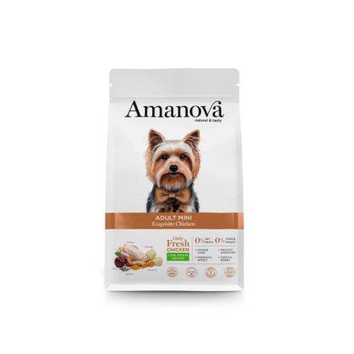 AMANOVA LOW GRAIN Adult Mini Exquisite Chicken 7kg