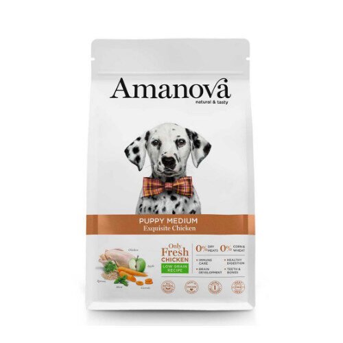 AMANOVA LOW GRAIN Puppy Medium Exquisite Chicken 2kg