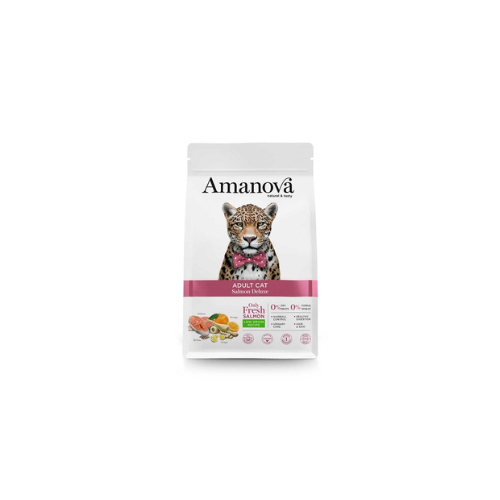 AMANOVA LOW GRAIN Adult Cat Salmon Deluxe 1.5kg