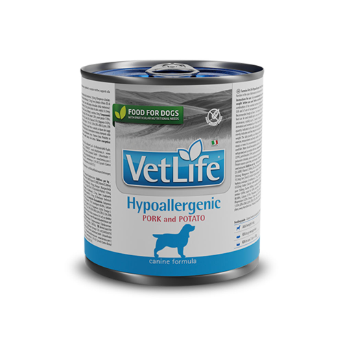 Farmina Vet Life Hypoallergenic Pork & Potato Wet Food Dog 300gr (6 Τεμάχια)